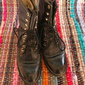 Justin Kids Lace Up Boots